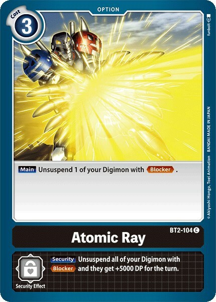 Atomic Ray Card Front