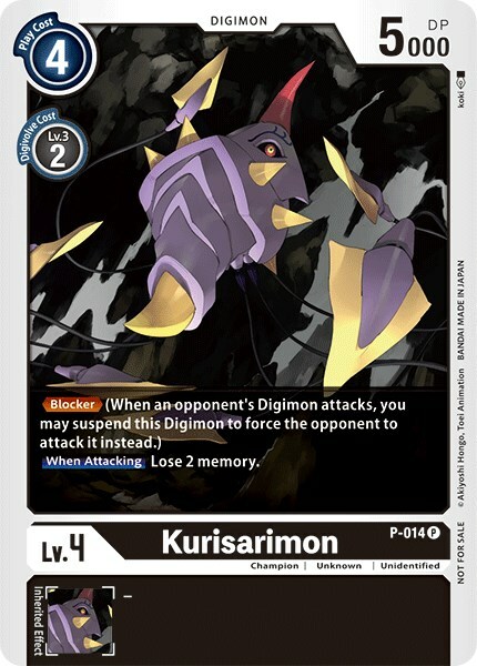 Kurisarimon Card Front