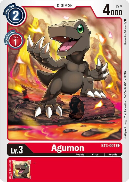 Agumon Card Front