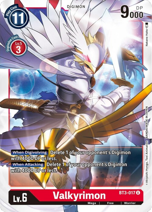 Valkyrimon Card Front