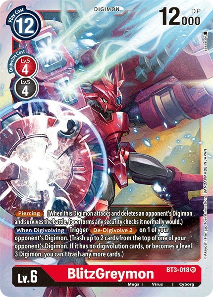 BlitzGreymon Card Front