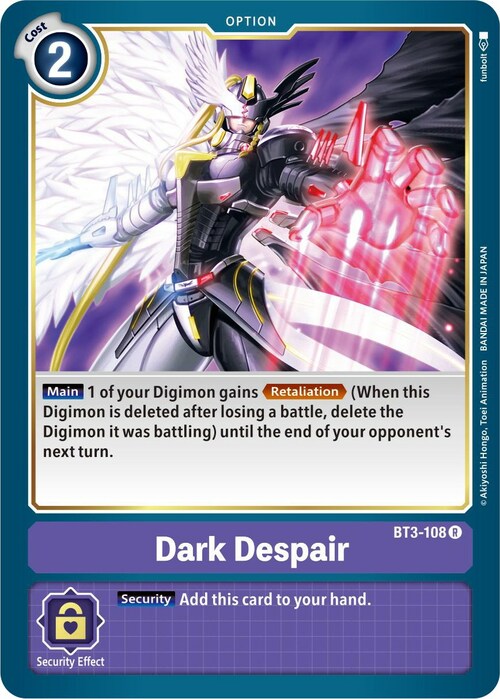 Dark Despair Card Front