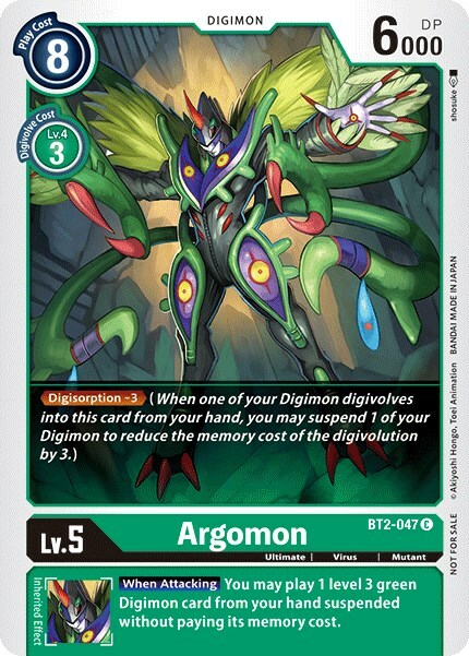 Argomon Card Front