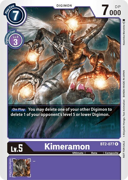 Kimeramon Card Front