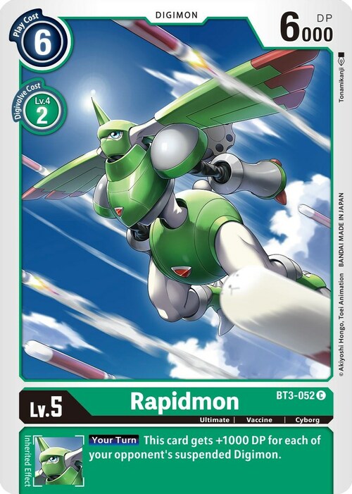 Rapidmon Card Front