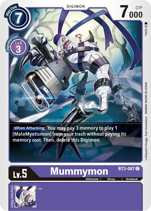 Mummymon Card Front