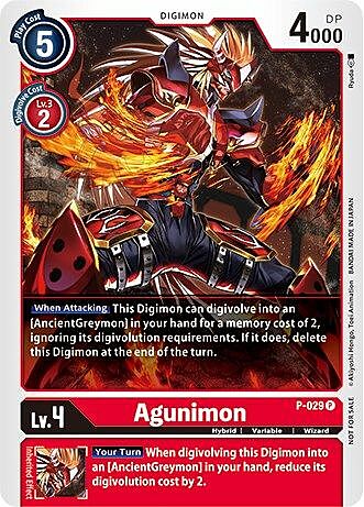 Agunimon Card Front