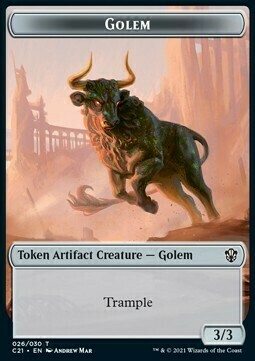 Golem // Thopter Card Front