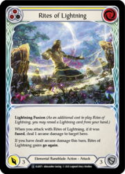 Rites of Lightning (Yellow)