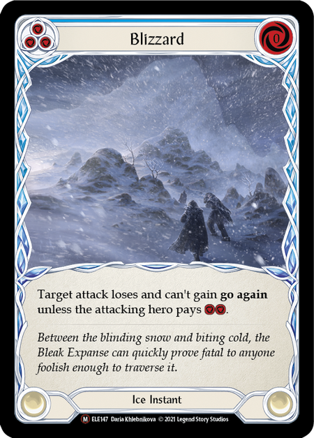 Blizzard Card Front