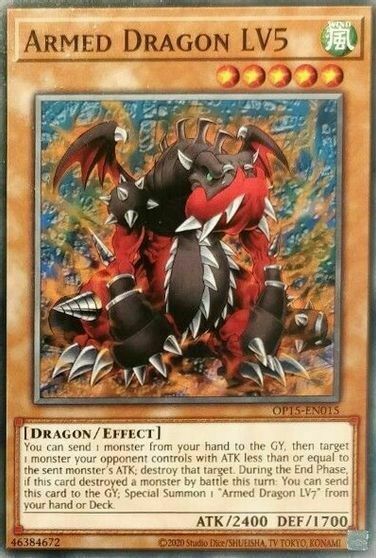 Armed Dragon LV5 Card Front