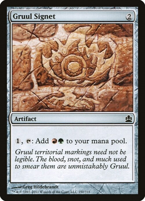 Gruul Signet Card Front