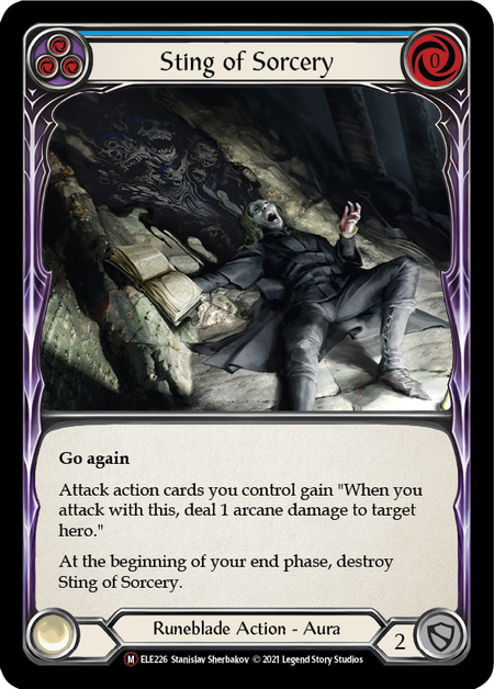 Sting of Sorcery Card Front