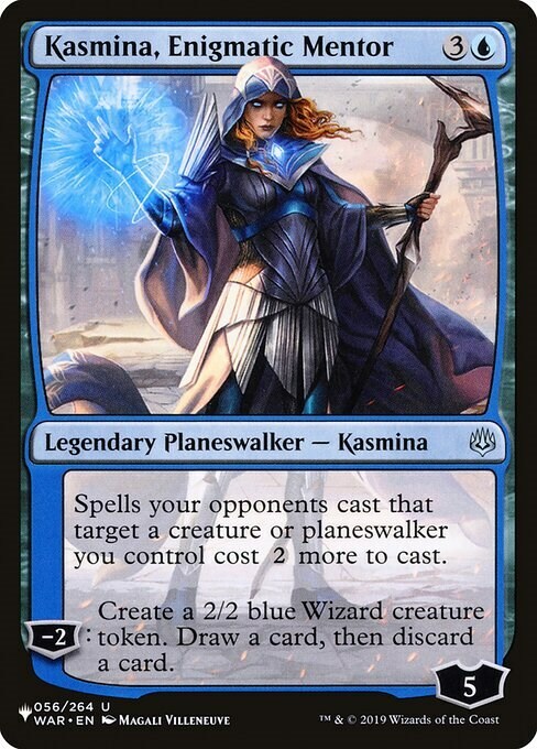 Kasmina, Enigmatic Mentor Card Front