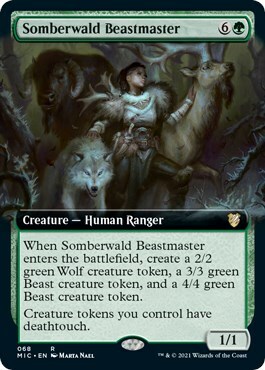 Somberwald Beastmaster Card Front