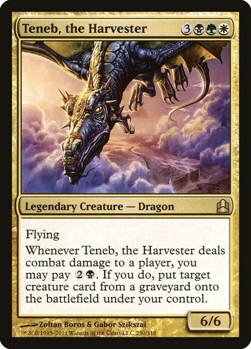 Teneb, the Harvester Card Front