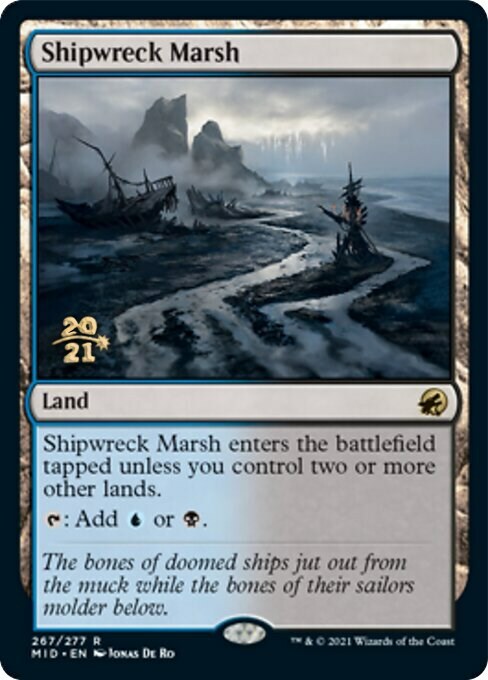 Shipwreck Marsh Card Front