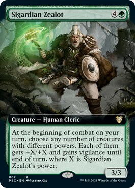 Sigardian Zealot Card Front