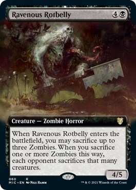 Ravenous Rotbelly Card Front