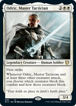 Odric, Master Tactician Card Front