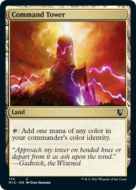 Command Tower Card Front