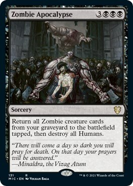 Zombie Apocalypse Card Front