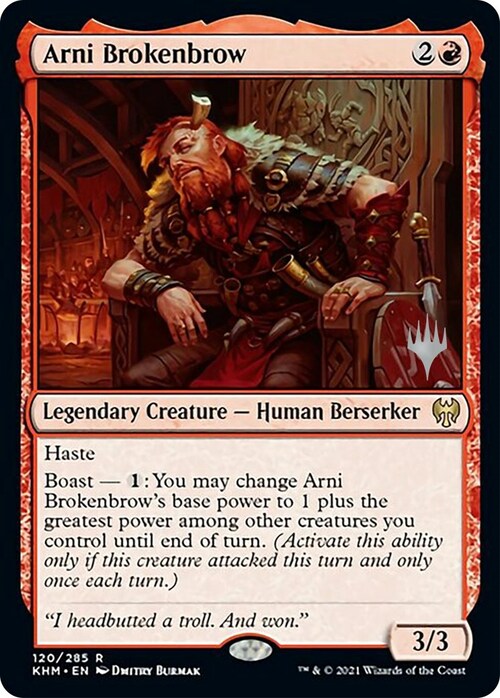 Arni Brokenbrow Card Front