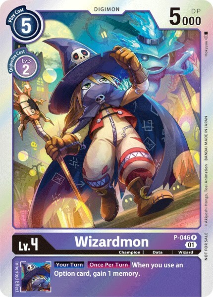 Wizardmon Card Front