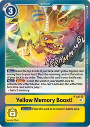 Yellow Memory Boost!