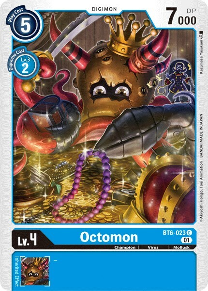 Octomon Card Front