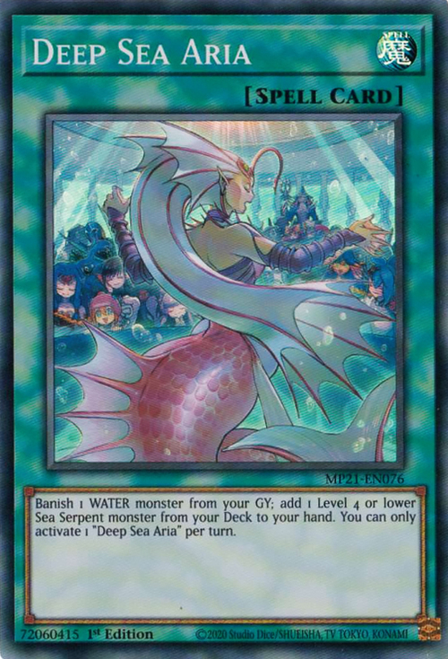 Deep Sea Aria Card Front