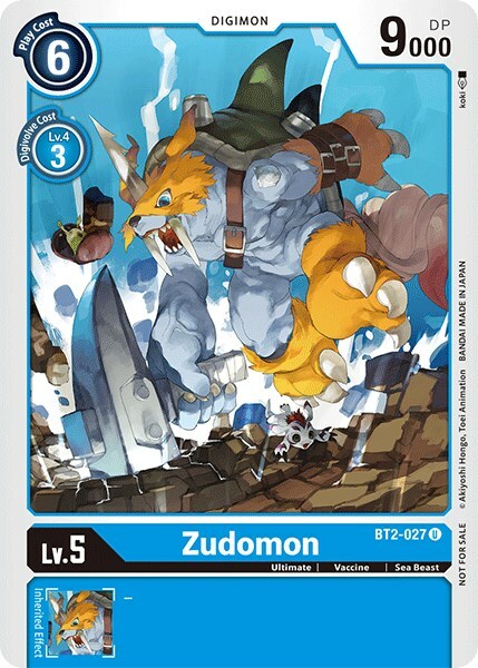 Zudomon Card Front