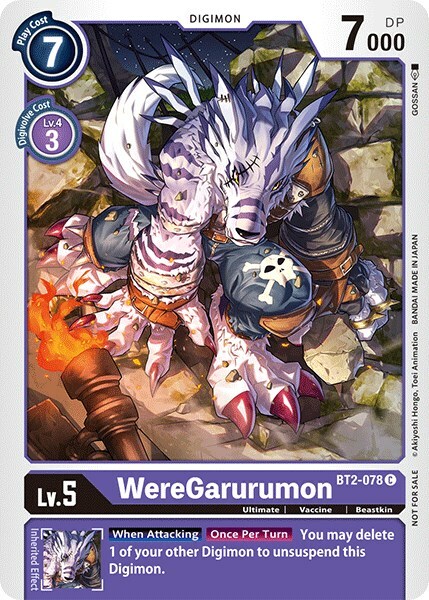 WereGarurumon Card Front