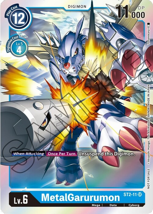 MetalGarurumon Card Front