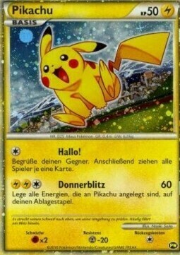 Pikachu Card Front