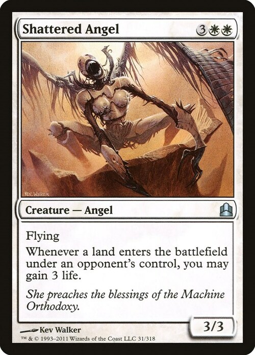 Shattered Angel Card Front