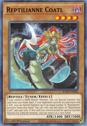 Reptilianne Coatl Card Front