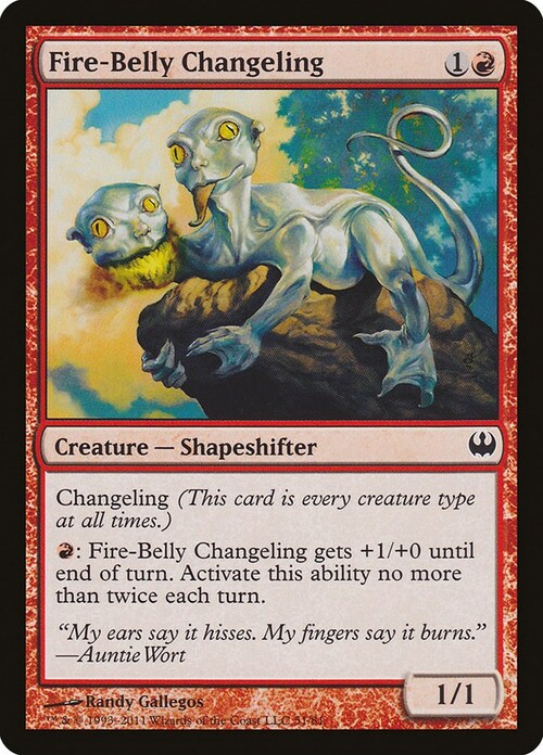 Fire-Belly Changeling Card Front