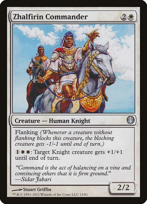 Zhalfirin Commander Card Front