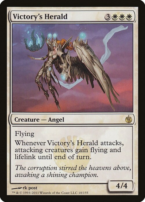 Victory's Herald Card Front