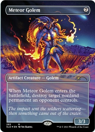 Meteor Golem Card Front