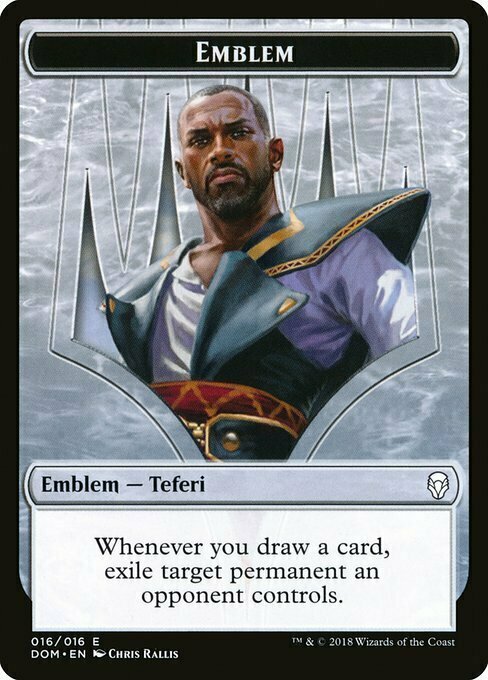 Teferi, Eroe di Dominaria Emblema Card Front