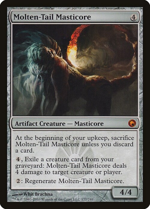 Molten-Tail Masticore Card Front