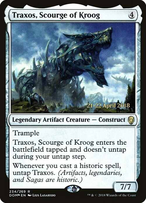 Traxos, Scourge of Kroog Card Front