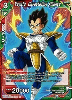 Vegeta, Devastating Alliance Card Front