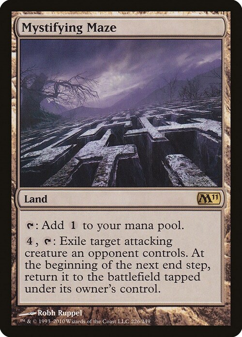 Mystifying Maze Card Front