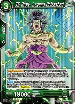 SS Broly, Legend Unleashed Card Front