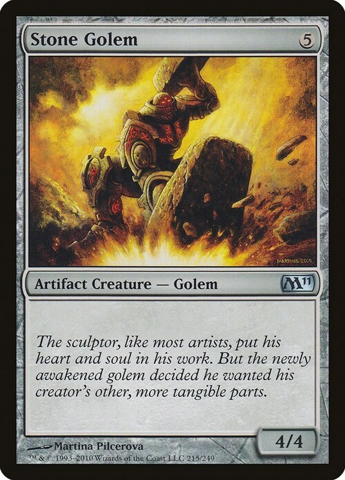 Stone Golem Card Front