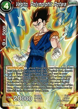 Vegito, Polymorphic Potara Card Front