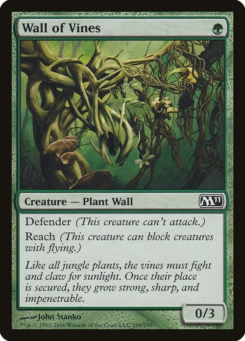 Wall of Vines Card Front